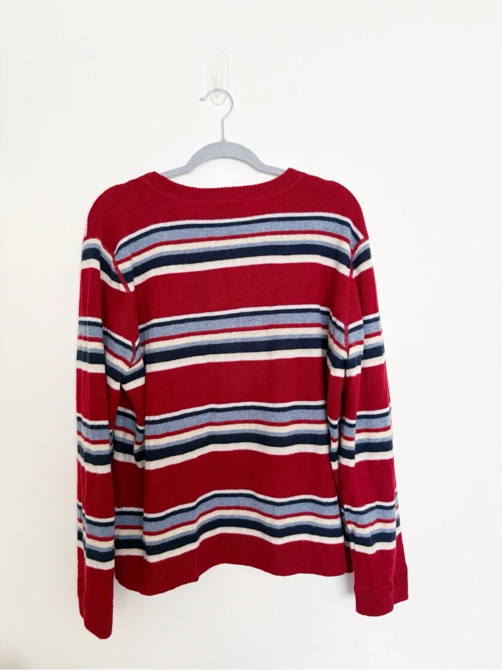 Reformation Cashmere Boyfriend Sweater
Crimson Multi Stripe Large - Picture 3 of 6